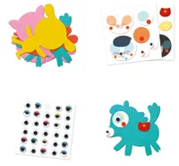 Jeux et Jouets Loisirs créatifs Pochettes créatives Stickers et gommettes Créer avec des gommettes - J'aime les animaux Loisirs créatifs