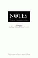 Notes, Études sur l'annotation en littérature