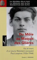 Du Môle au maquis des Glières, Vie et mort d'un jeune résistant savoyard, paul lespine, 1926-1944