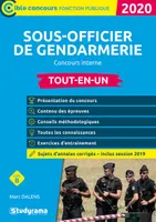 Sous-officier de gendarmerie tout-en_un 2020, Concours interne