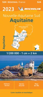 Carte Régionale Aquitaine 2023