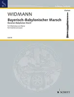Bavarian-Babylonian March, for 8 clarinets and piano. 8 clarinets and piano. Partition et parties.