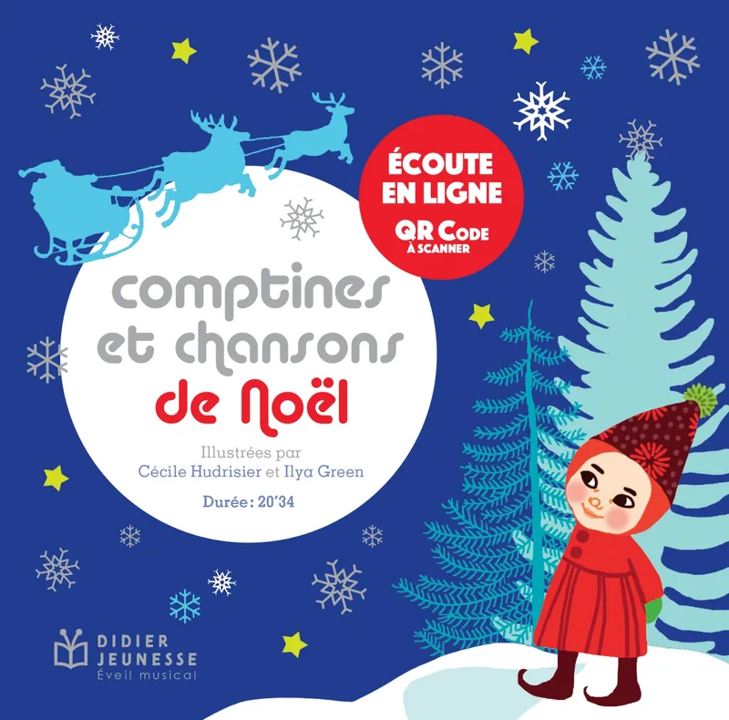 15, Comptines et chansons de Noël - écoute en ligne Cécile Hudrisier, Ilya Green