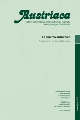 Austriaca, n°64/juin 2007, Le cinéma autrichien